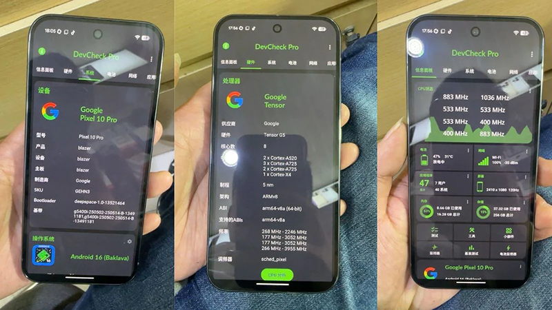 Технические характеристики Google Pixel 10.